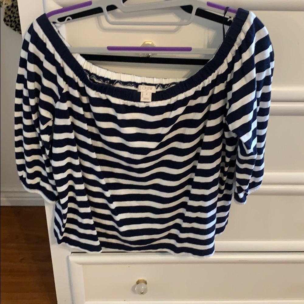 J. Crew off the shoulder top